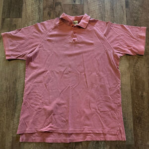 Men's L.L.Bean Pink Polo Shirt XXL